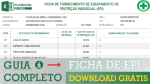 Thumbnail Ficha de EPI | Planilha de Obra