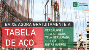 Tabela de aço - Peso específico do aço